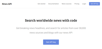 News APIへの登録とPythonでニュースを取得するまでの手順のサムネイル