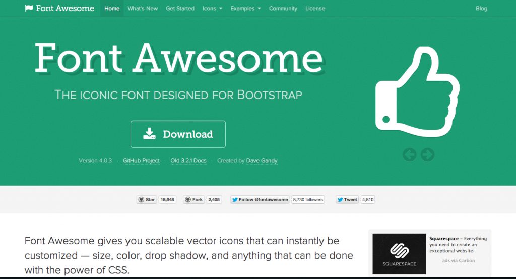 すごく簡単で便利！Webフォント「Font Awesome」を使ってみたのサムネイル